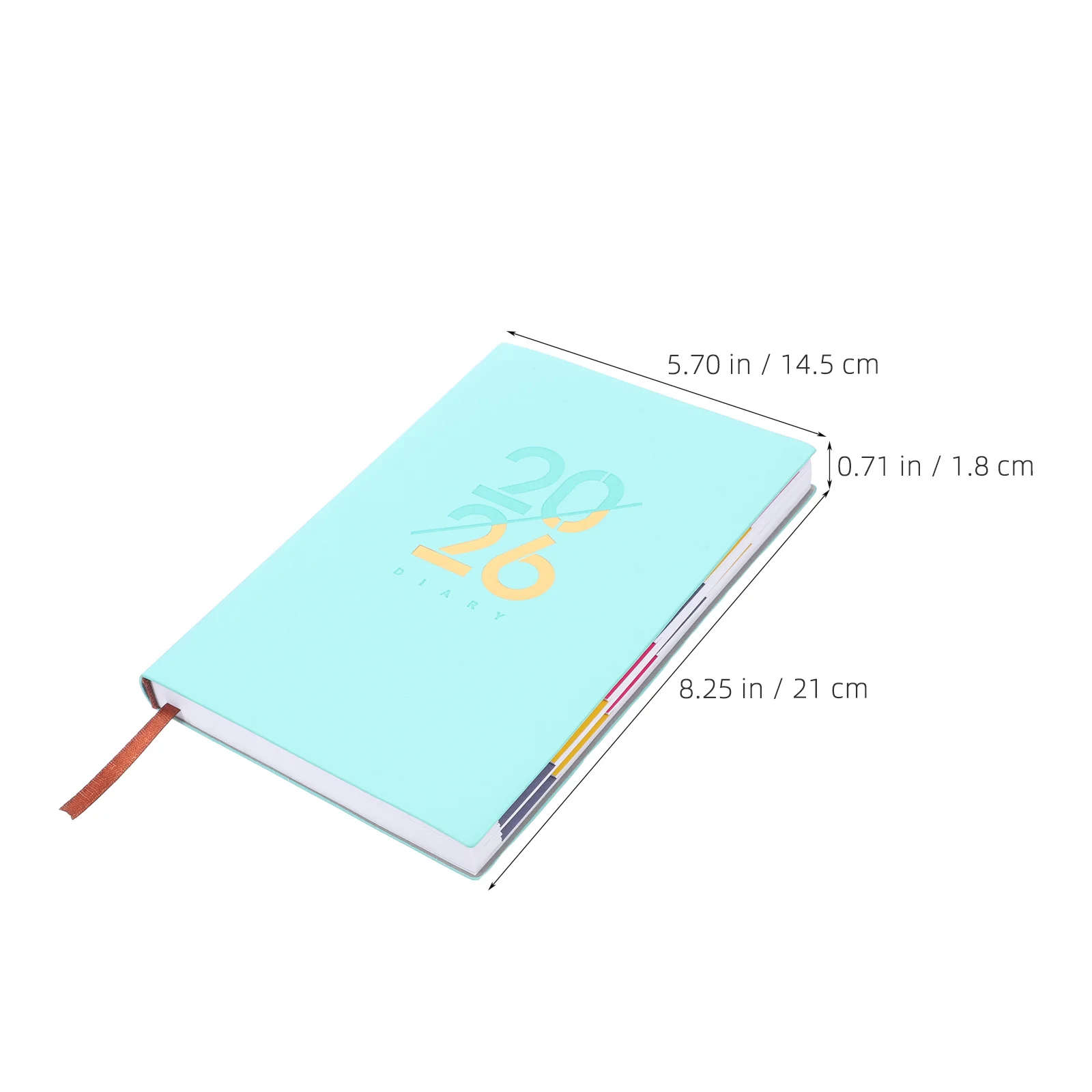 2026 Daily Planner Notebook Calendar Agenda Book Home Office Scheduling Academic Weekly Monthly Task Organizer Undated Journal