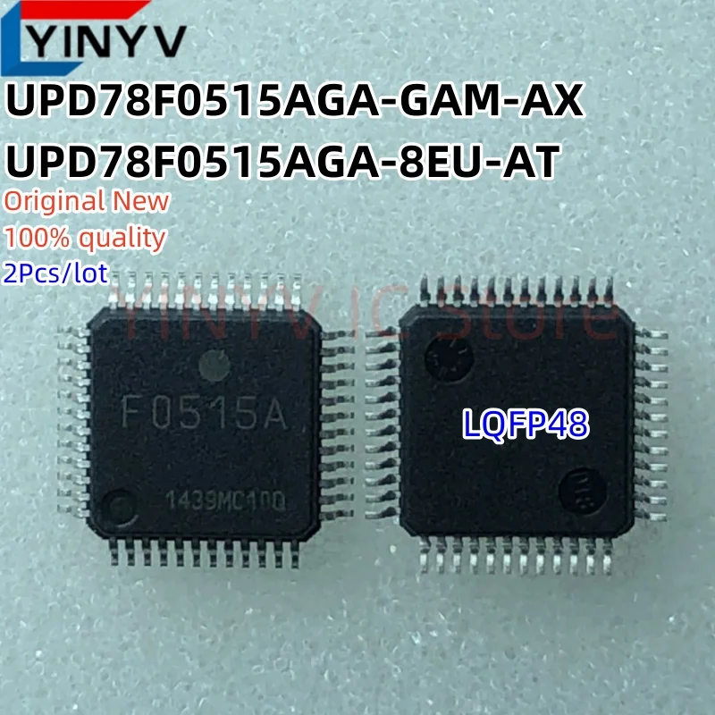 UPD78F0515AGA-GAM-AX UPD78F0515AGA-8EU-AT F0515A LQFP48 UPD78F0515AGA UPD78F0515A  8-Bit Single-Chip Microcontrollers 100%New