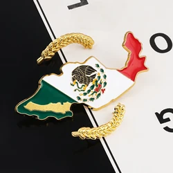 Ideas To DIY Cap Mexican Flag Enamel Pin Decorative Hat Metal Badge for Women Men Bags Clothes Accessories Brooches