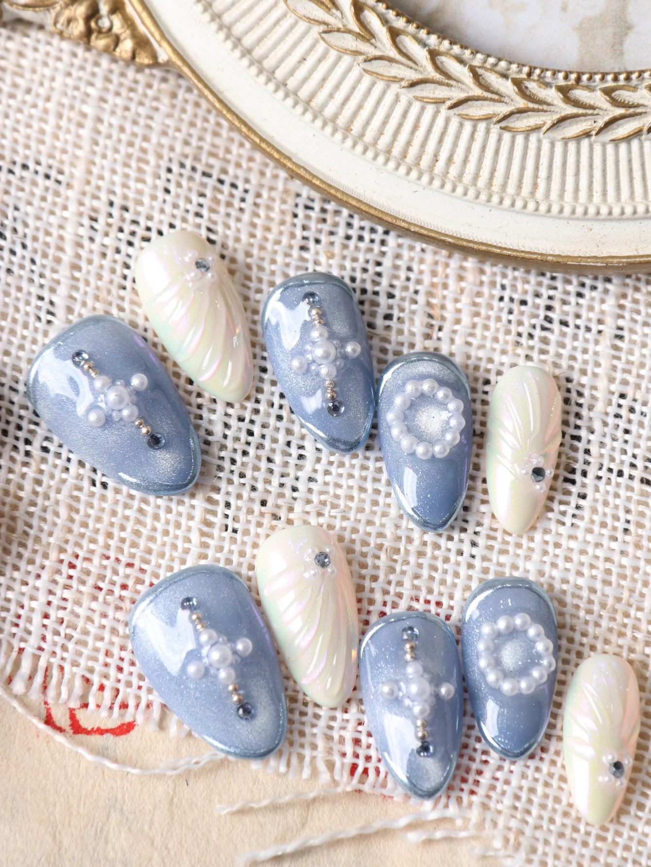 10 faux ongles à presser, cour - Nail Adhesive Tab avis et prix