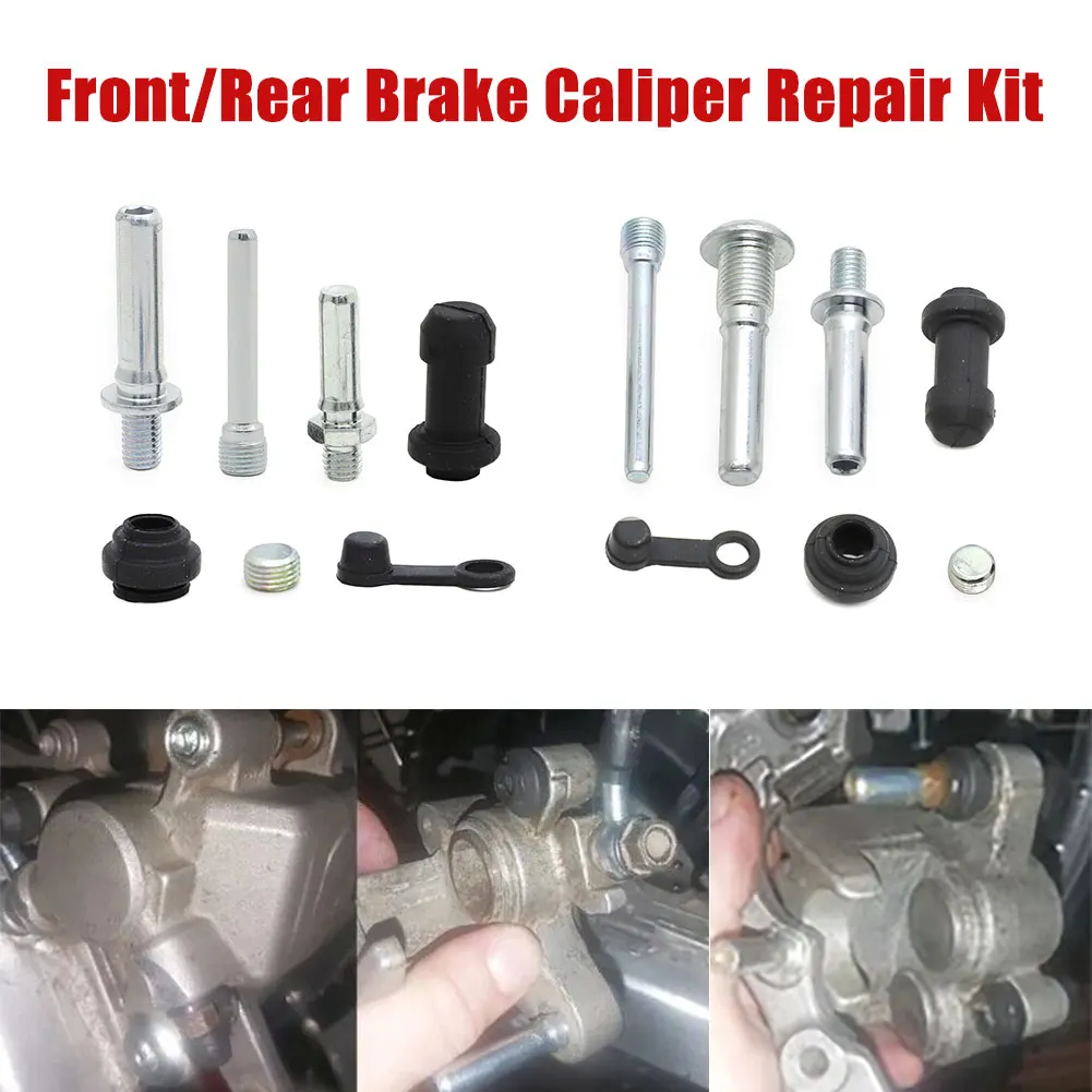 Front/Rear Brake Caliper Repair Kit fit Nissin Caliper Guide Pin Rebuild Kit For Hoda CRF Kawasaki KXF Suzuki RMZ YZF Dirt Bike