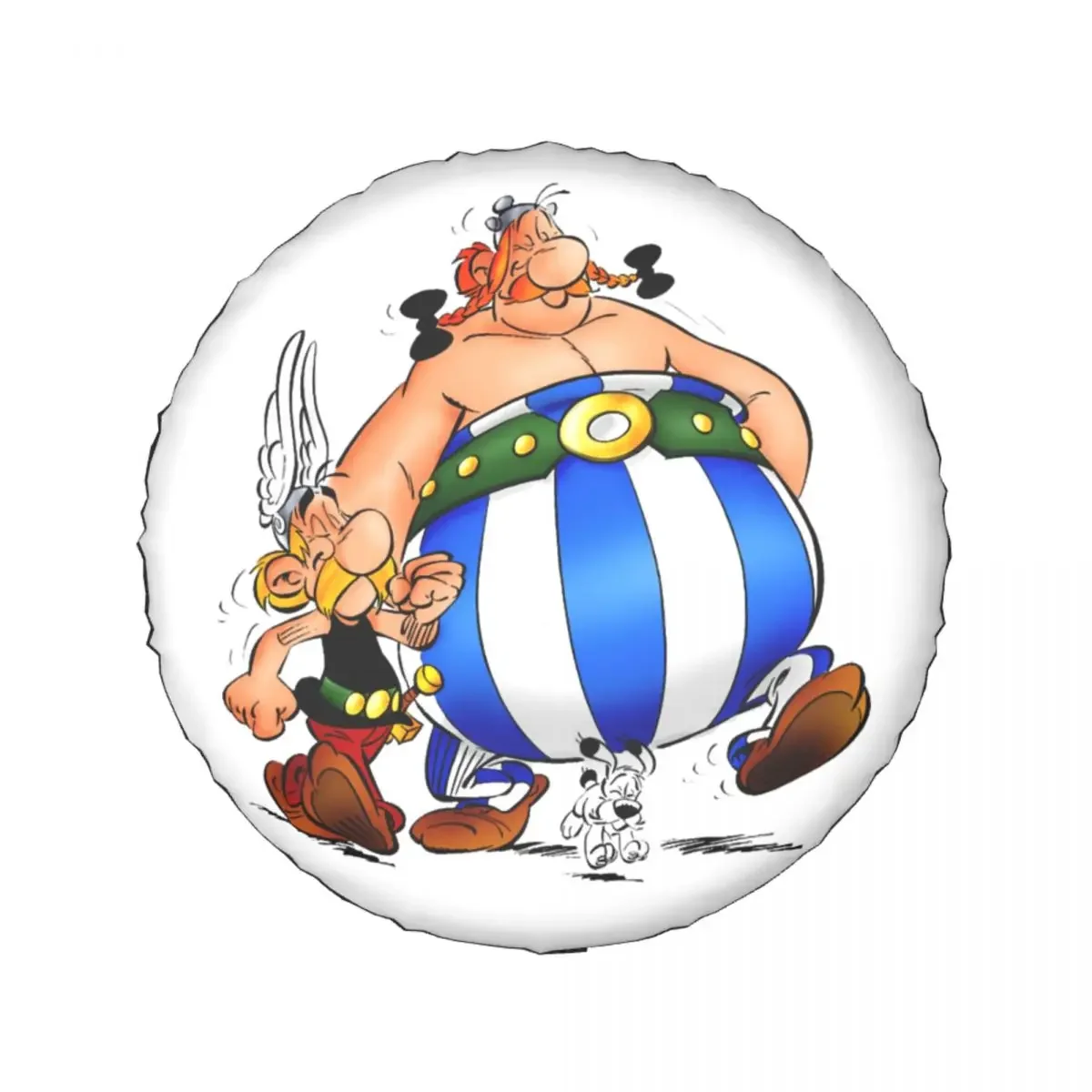 Obelix Idefix Anime Spare Tire Cover for Pajero Asterix Manga SUV RV 4x4 Car Wheel Protectors Accessories 14