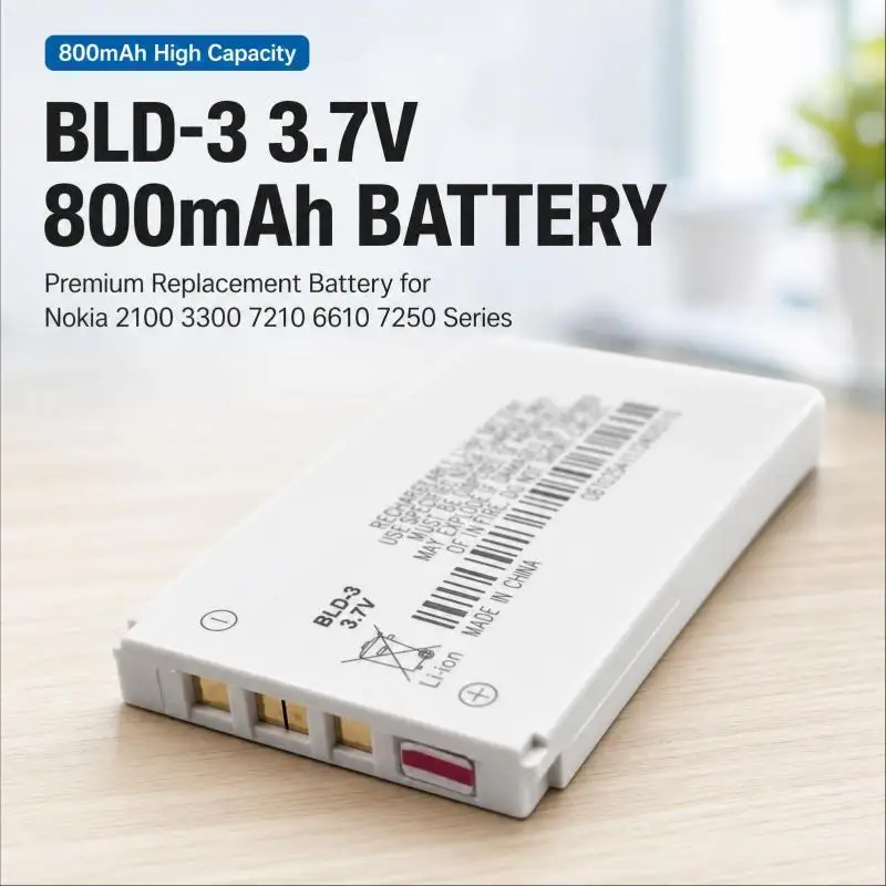 SWZY BLD-3 3.7V 800mAh Replacement Mobile Phone Battery For Nokia 2100 3300 7210 6220 6200 6610 7250 6260 6610i 7250i
