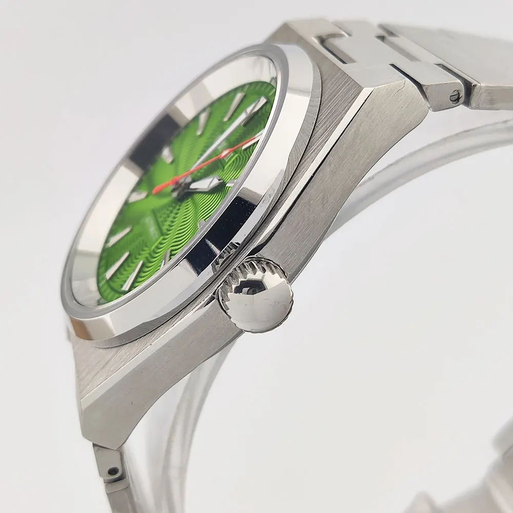 Jam Tangan Pria Jam Tangan Olahraga Modis 39Mm NH35 Jam Tangan Pria Mekanis Otomatis Tahan Air 100M Kaca Safir Bercahaya