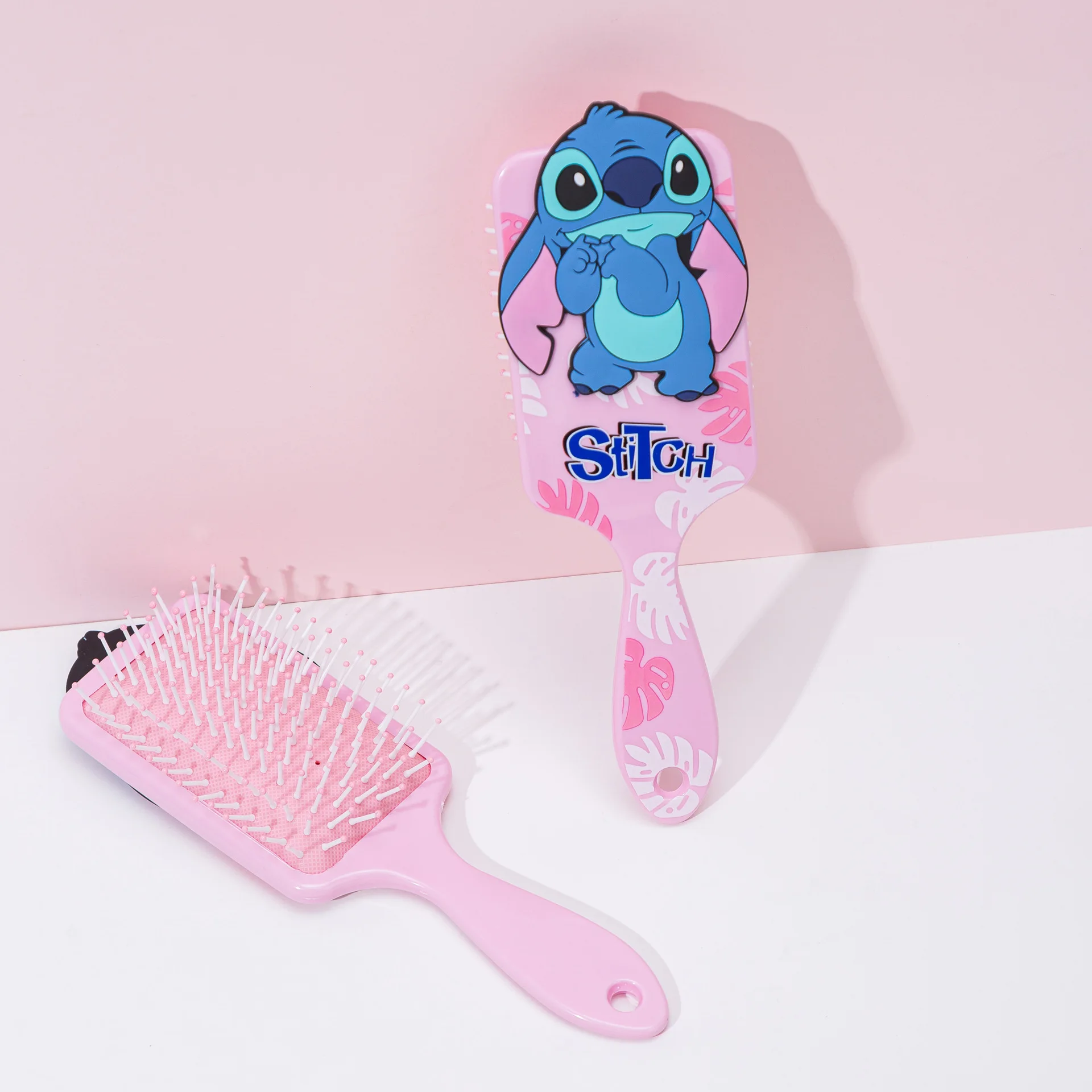 Miniso Disney Anime Lilo & Stitch Comb Series Cartoon Stitch Peripheral Air Cushion Massage Comb Children Girl Student Comb Gift