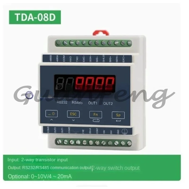 Instrument weighing signal amplifier weighing module RS232 RS485 high precision rail weight transmitter