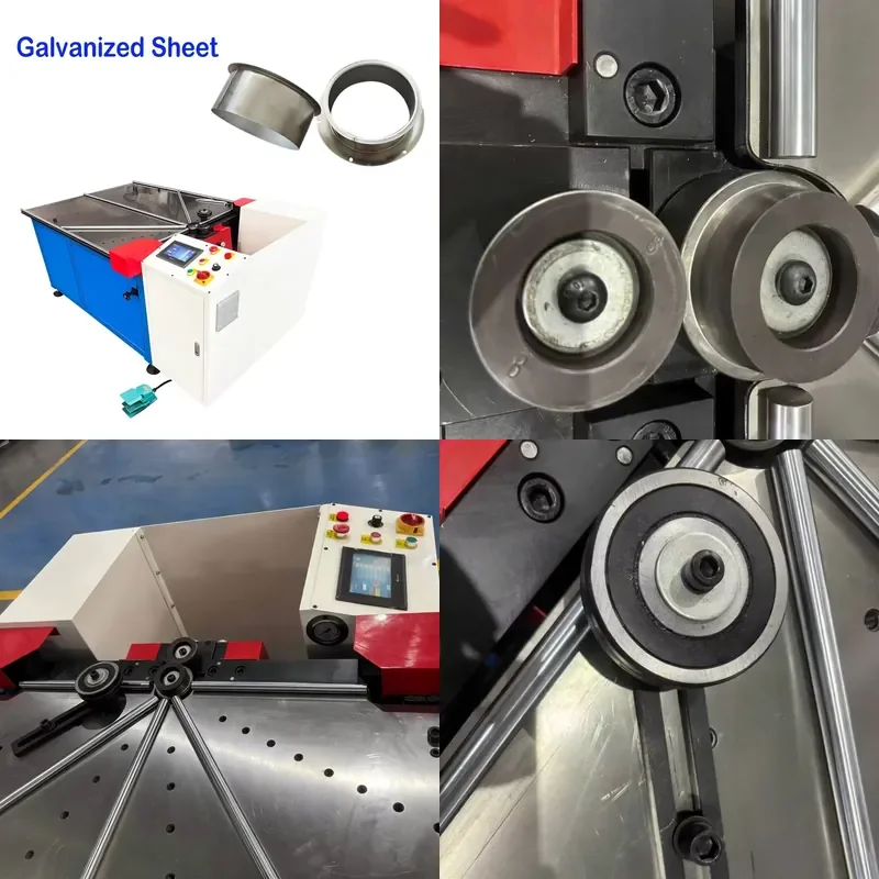 2026 CE Hydraulic Metal Sheet Edg Folding Round Fan Flange Flanging Forming Machine