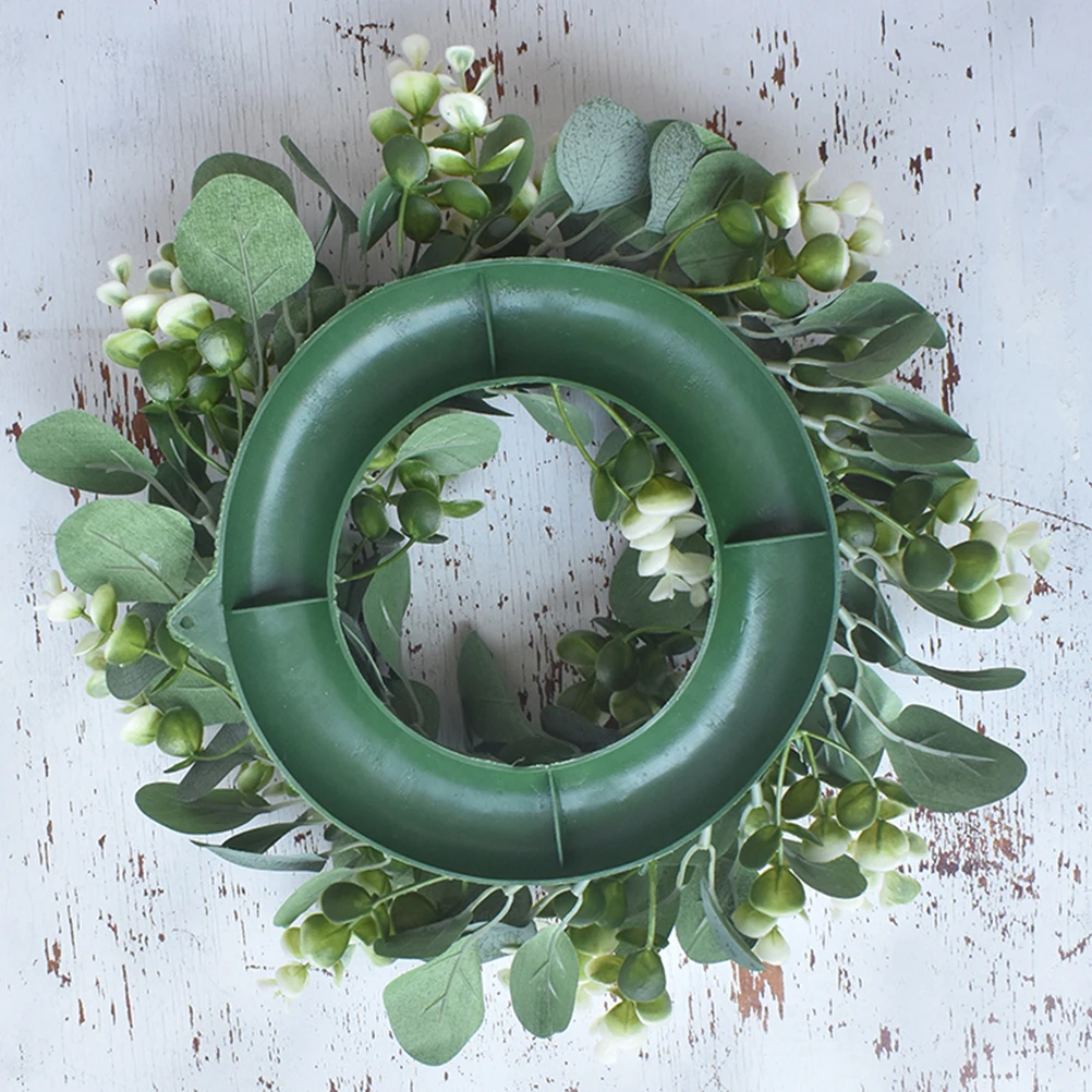 

Decorating Simulated Grass Wreath Farmhouse Greenery Indoor Floral Garlands for