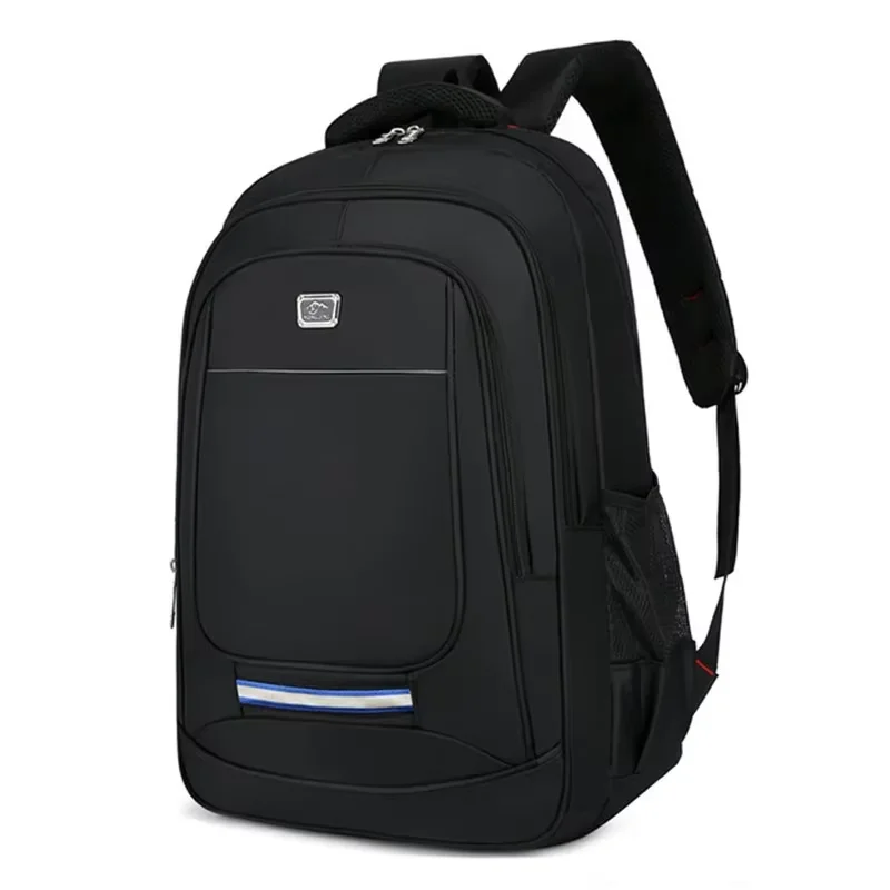 New Large Capacity Waterproof Backpack Man Stylish Solid Color School Bags Travel Backpacks Multi-functional Laptop Bag For Men