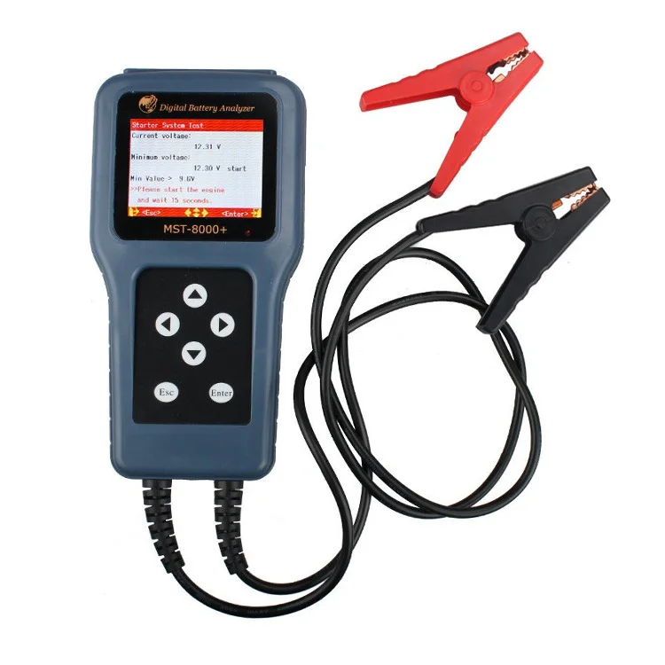 MST-8000 + цифровой анализатор батареи, многоязычное оборудование для тестирования