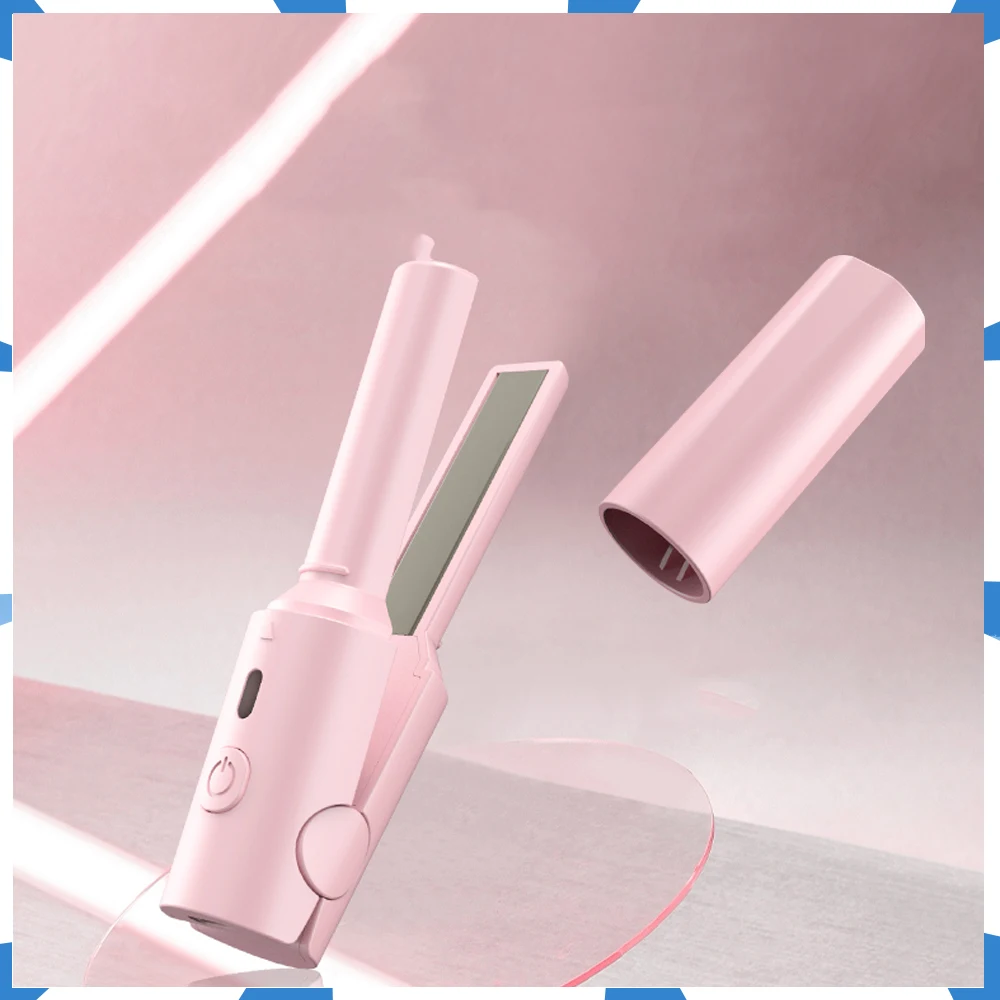 Multifunctional Hair Straightener Must-have Portable Small Curling Machine Splint Cuticle Protecting Damage Reducing USB Plug