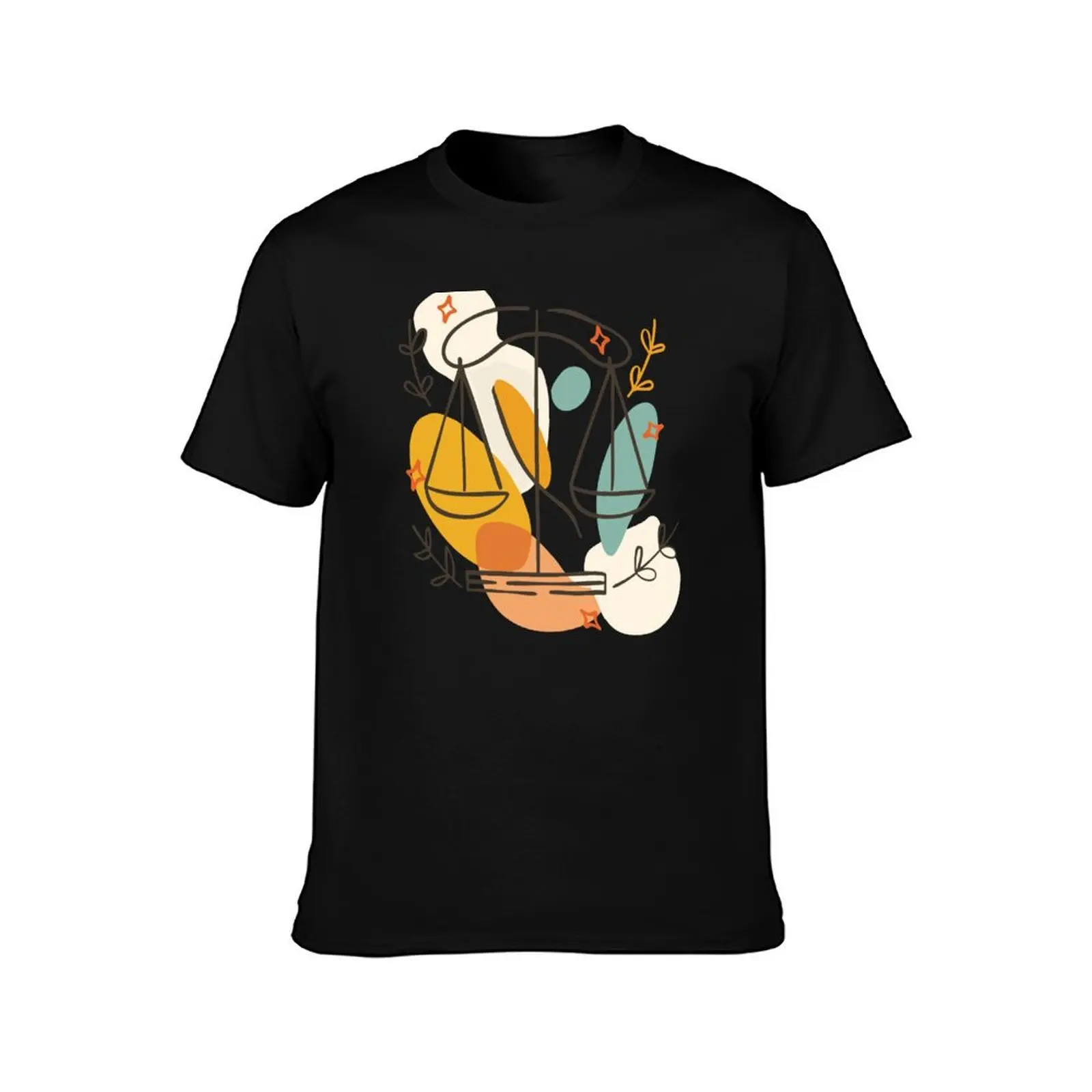 Libra Zodiac Astrology T-Shirt Moisture Control Sports Tee T-Shirt
