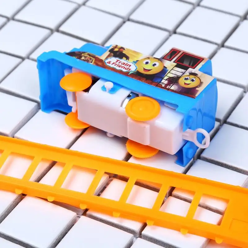 Anime Figures Cartoon Electric Thomas Small Train Stall Toy Children\'s Puzzle Assembled Track Toy Car Set Toy For Children Gift