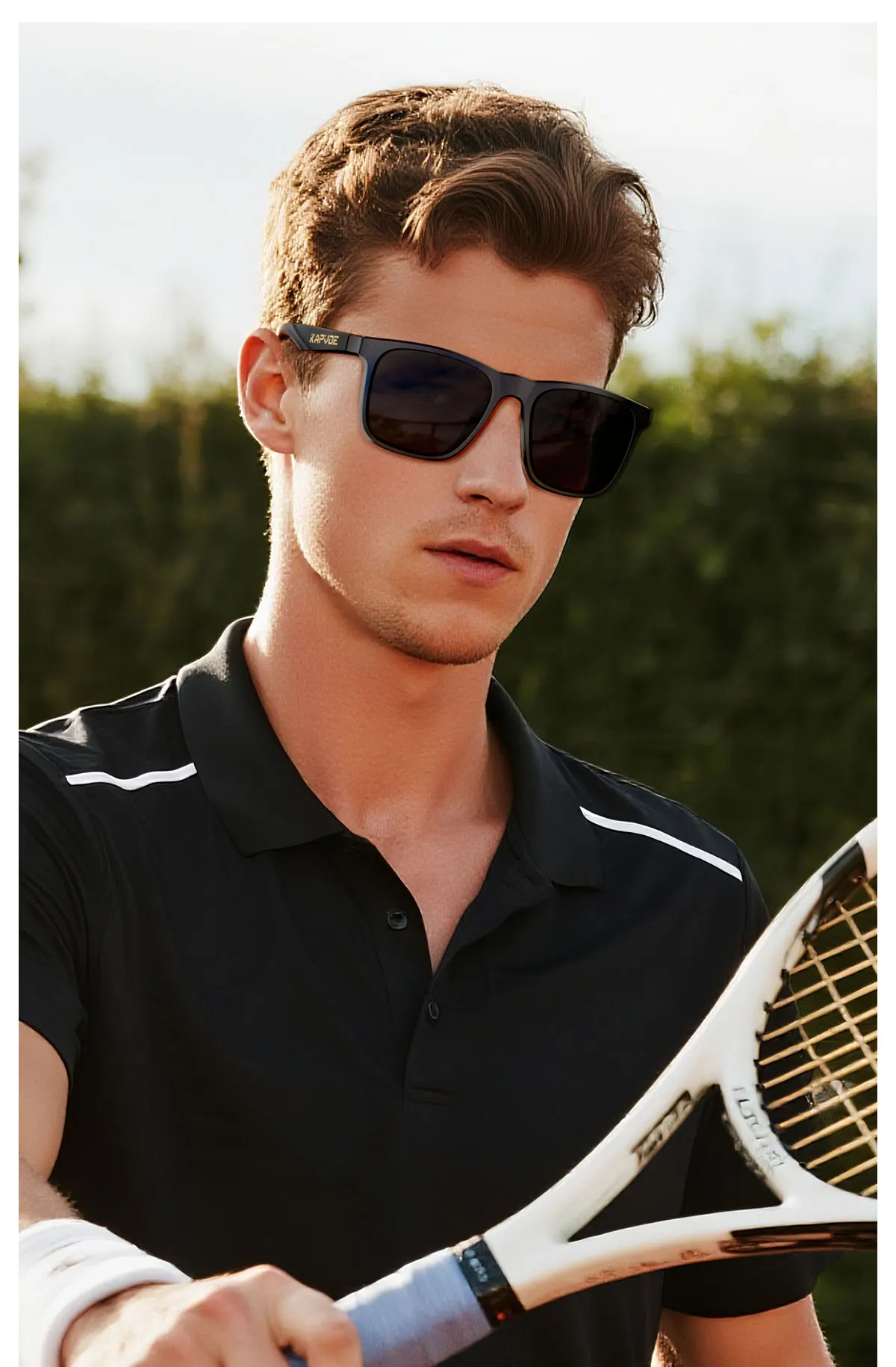 Kapvoe Neue Sport Polarisierte Sonnenbrille Männer Fahren Angeln Golf Im Freien Photochrome Gläser Laufen Frauen Wandern UV400 Brille – Detail 18