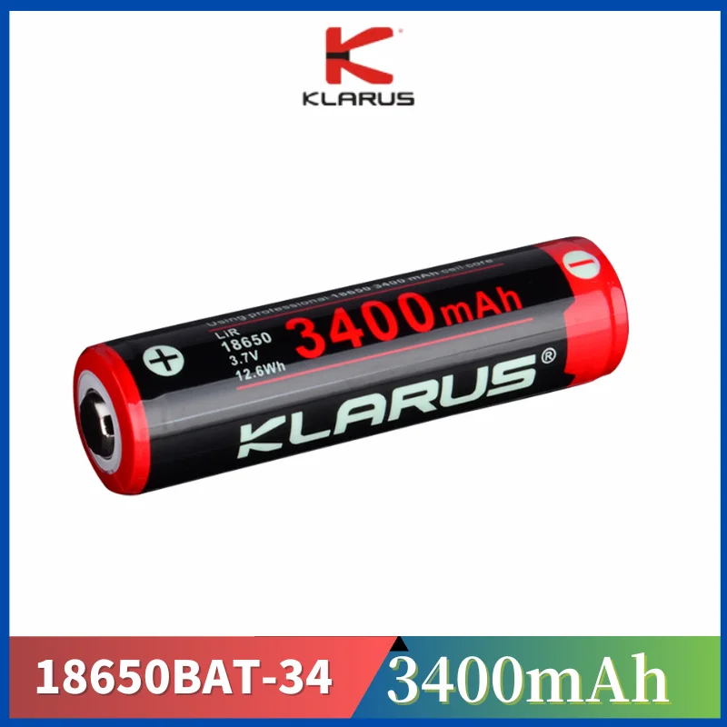 

KLARUS BAT-34 Battery 5A 3400mAh 18650Li-ion Battery