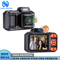 Zuno D52 Digital Camera  4K 48MP Anti-Shake Children Camera With 18X Zoom Compact Big HD Screen Long Endurance Cam For Vlog