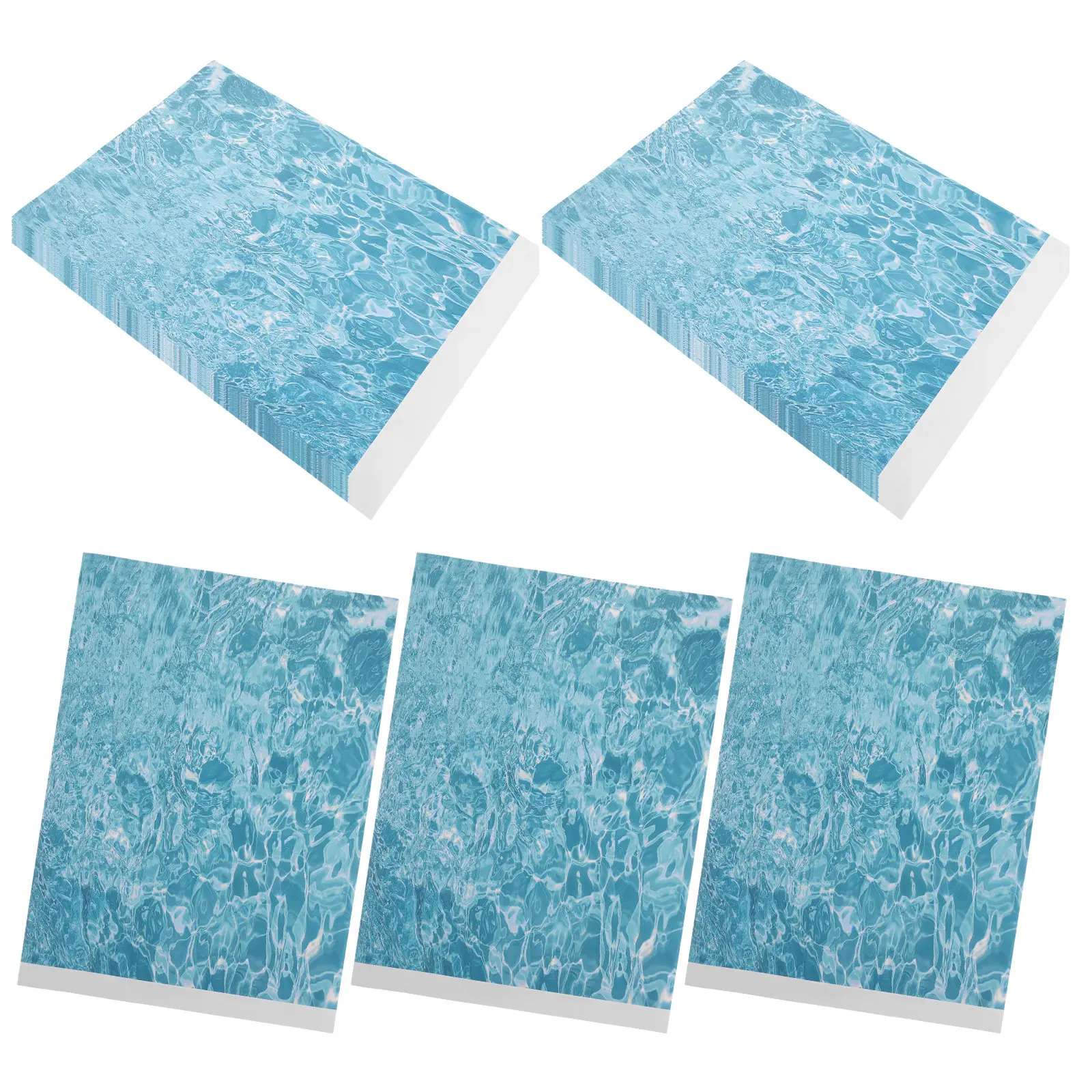 

15Pcs Realistic Water Ripple Sticker Sheets for Diorama Micro Landscape Sand Table Decor Lifelike Stream Lake Pool Effect