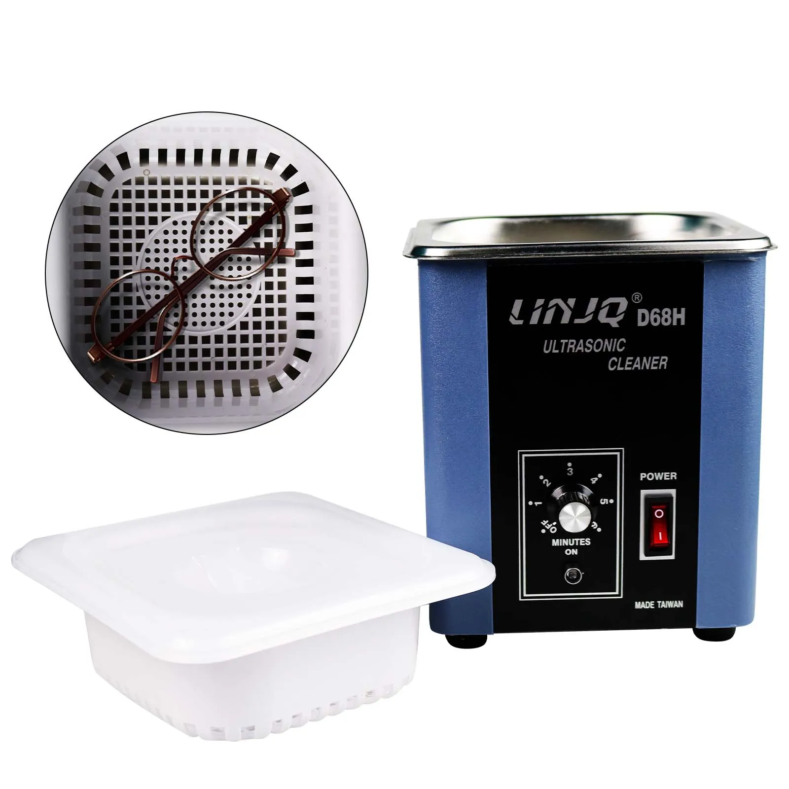 

Ultrasonic Cleaner , Professional Ultra Sonic J Cleaning Machine for Glasses Watch Rings Small Parts Circuit Board (2L)