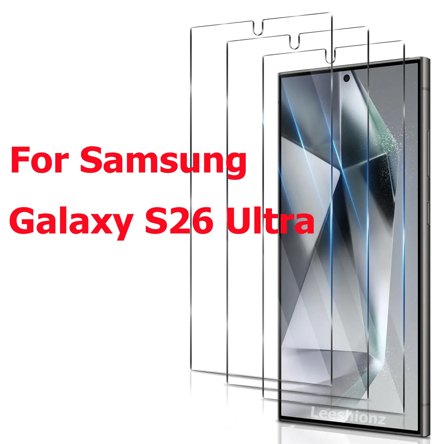

Screen Protector For Samsung Galaxy S26Ultra Tempered Crystal Bubble Free 9H Hardness Tempered Glass HD Screen Protector
