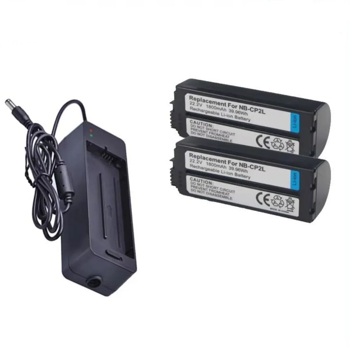 NB-CP2L NB-CP2LH Battery and Charger for Canon SELPHY NB-CP1L,CG-CP200 CP1500 CP1300 CP1200 CP910 CP900 CP800 CP790 CP780