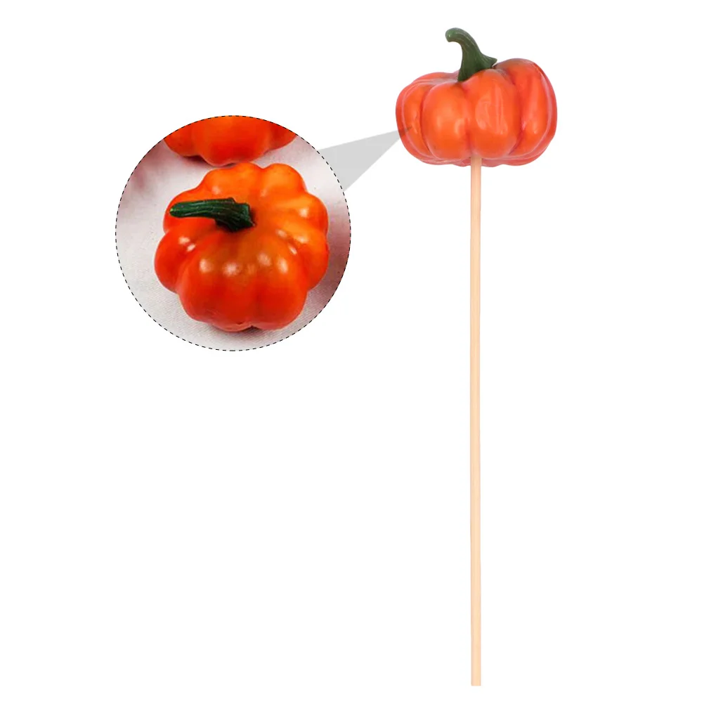 

1Set Mini Pumpkin Bouquet Materials Foam Halloween Pumpkin Topper Decorative Ornament for Creative Bouquet Decor