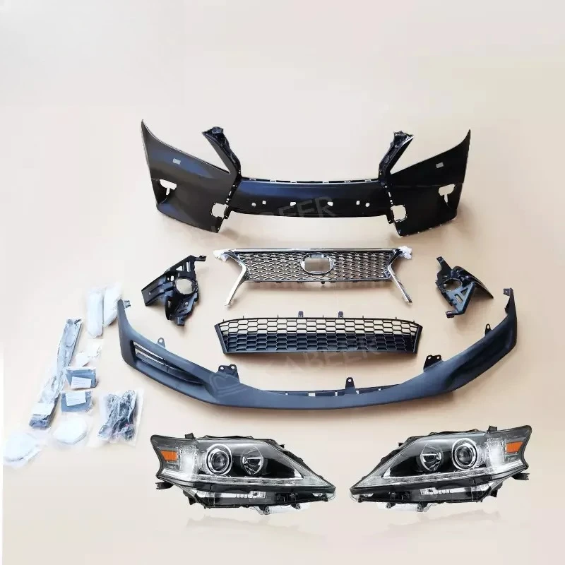 Kabeer Car Front Bumper Auto Front Grille Bumper for 2013 RX350 RX 330 RX 450H Original Body Customized
