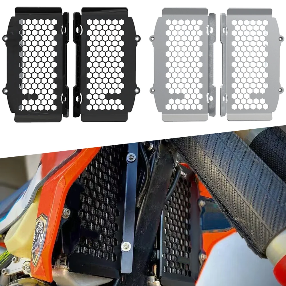 

Motorcycle Radiator Grille Grill Guard Cover Protector For EXC XC XCW TPI 2T/4T 125 150 250 300 EXC/XC 2020 2021 2022 2023