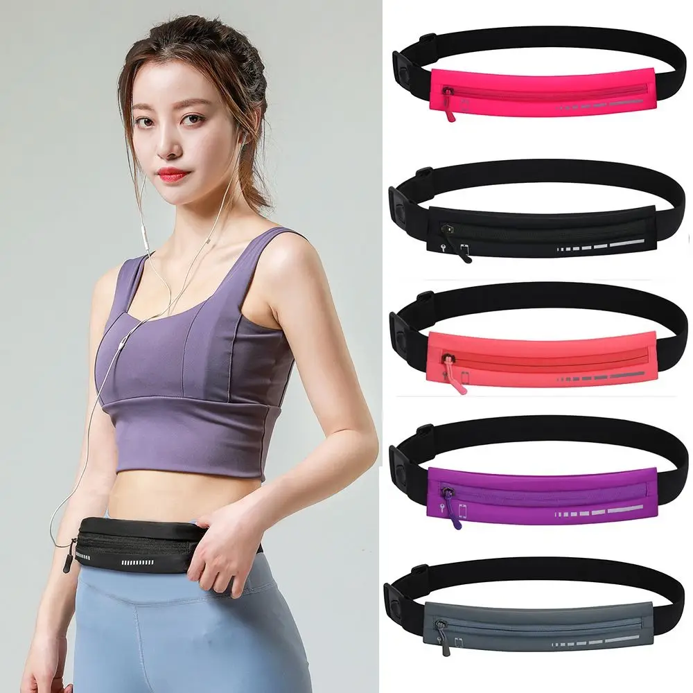 New Invisible Elasticity Running Bag Cell Phone Waist Pack Multifunctional Light and Thin Fitness Outdoor Sports Fanny Bag