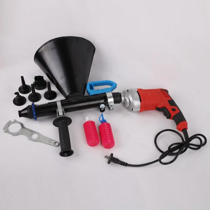 Electric cement caulking gun construction grouter, small cement caulking machine y