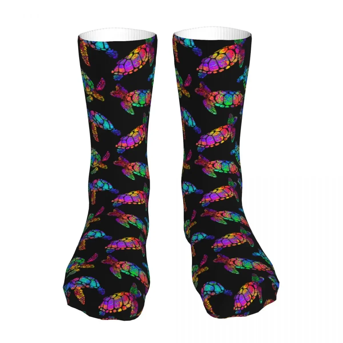 Colorful Sea Turtle Animal Socks Men's Women's Fashion Socks Novelty Spring Summer Autumn Winter Socks Gift