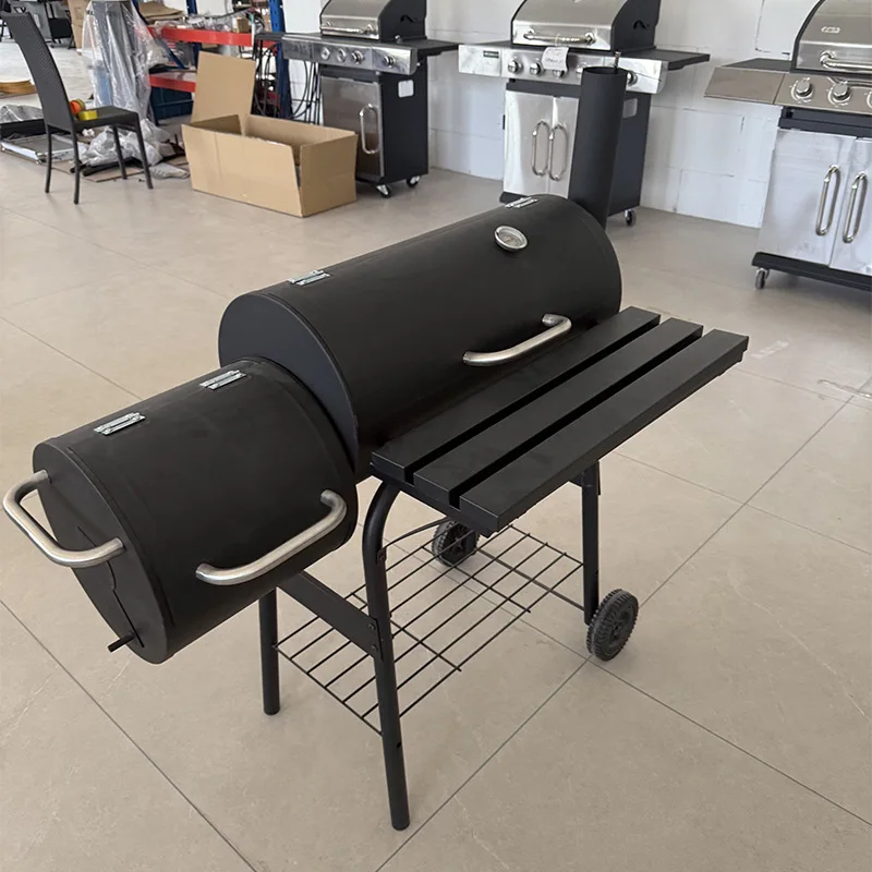 Braised Smoked Flavor Mother-and-Mother's Portable Patio Barbecue  Household Charcoal  Smoker