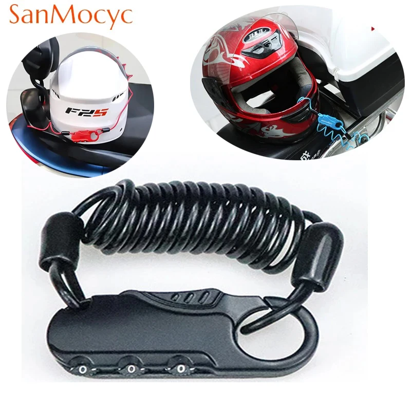 MTB Mountain Rennrad Anti Diebstahl 3 digitale Sicherheit Kabels chloss Helm Radfahren Passworts chloss unverzicht bares Fahrrad zubehör