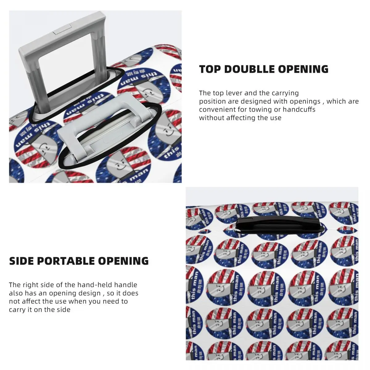 Inanimate Insanity Knife This Man Ate My So Чехол для чемодана Эластичные защитные чехлы для багажа для путешествий 18-32 дюймов