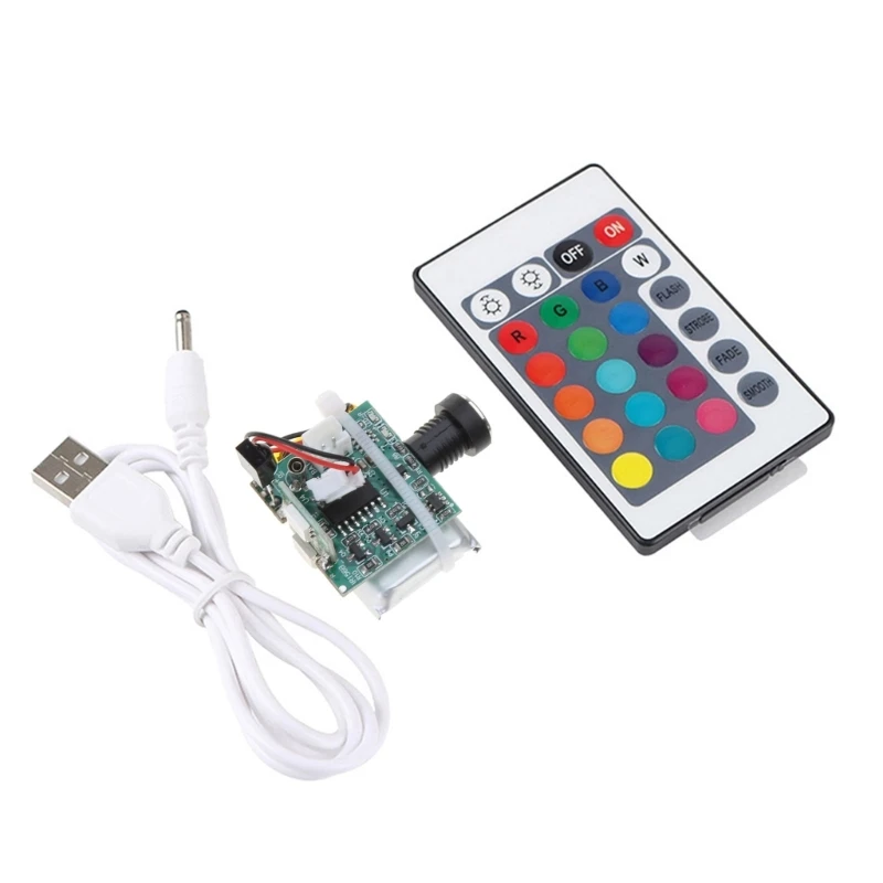 16 Colors LED Moon Lamp Board Remote Control Light Source Night 3D Printer Parts