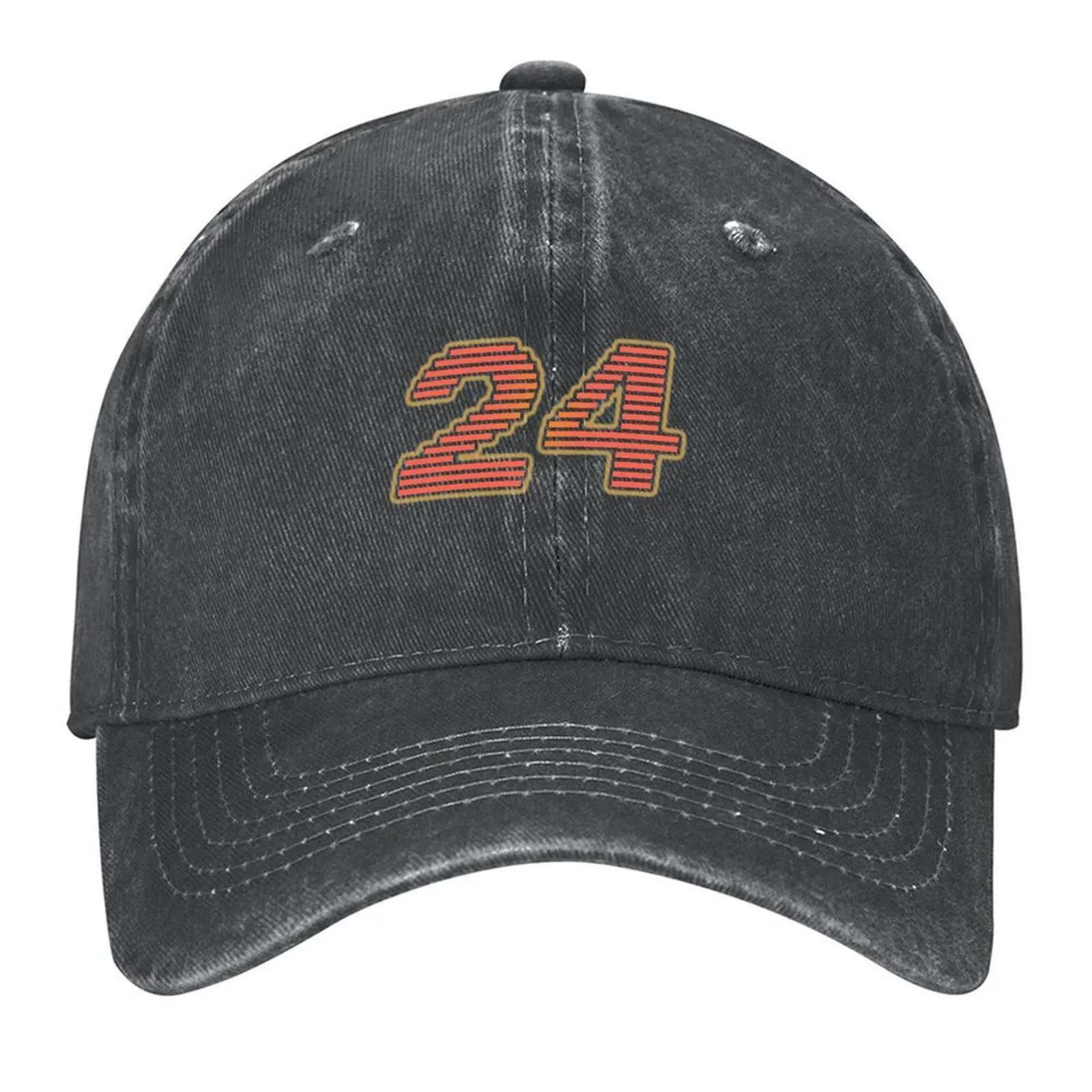 

Number 24 Baseball Cap Sports Cap Dropshipping fishing hat black Women's 2025 Men's