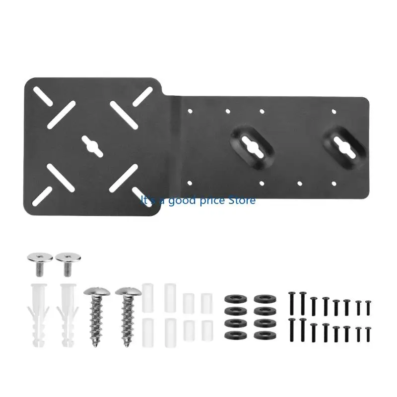 Metal Dock Mount for WD19 WD22TB4 with VESA Hole Pattern, Wall or Display Back Install and Mounting Hardware for Desk Areas in