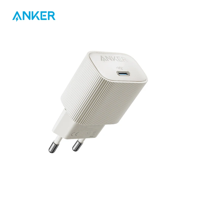 Anker Nano USB C Charger 30 W High-Speed USB C Charger PIQ 3.0 and PPS Fast Charging Power Compatible with iPhone 15/14