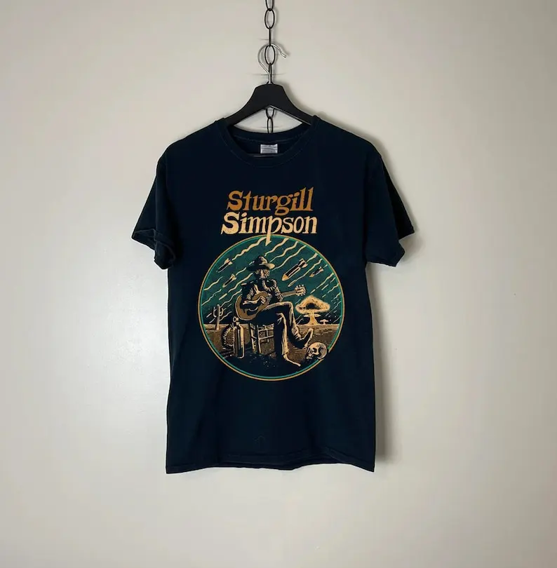 Sturgill Simpson Guitar Vintage T shirt, Sturgill Simpson High Top Mountain 90s t shirt, Metamodern Sounds