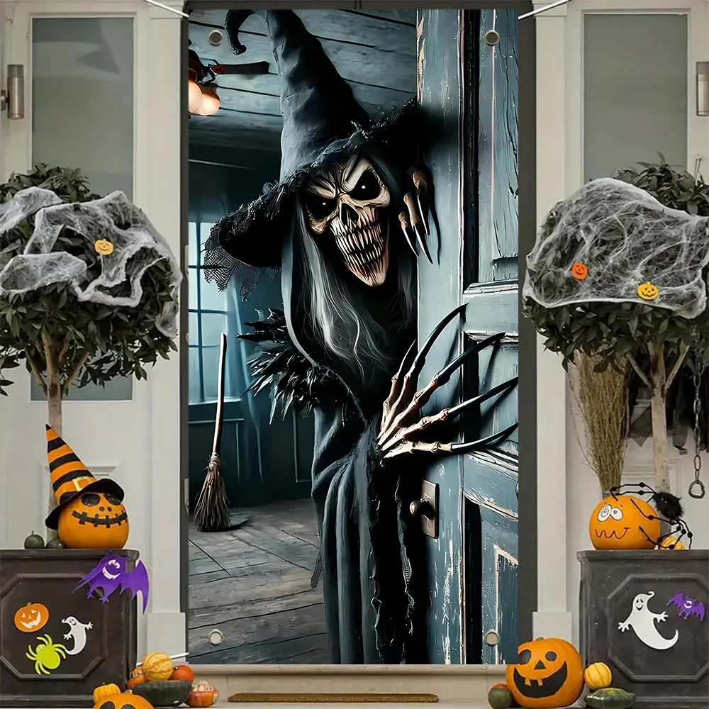 Terrifying Skeleton Door Decor 2
