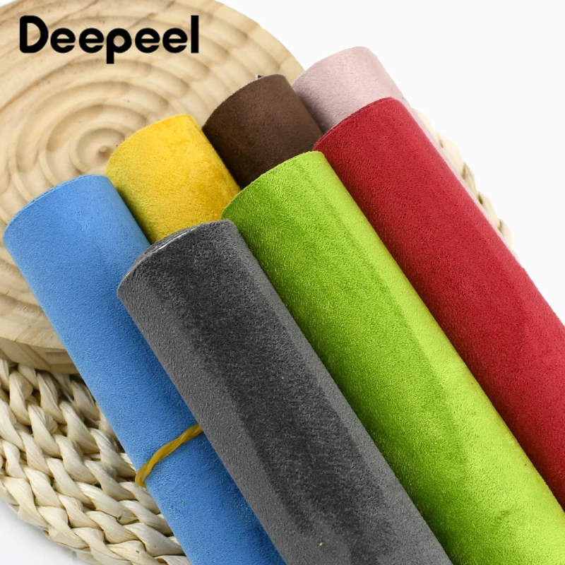 

Deepeel 0.8mm Thick Self-adhesive Suede Fabric Self Adhesive Fabrics Velvet Cloth for Car Interior Decor Trim Crafts Accessories