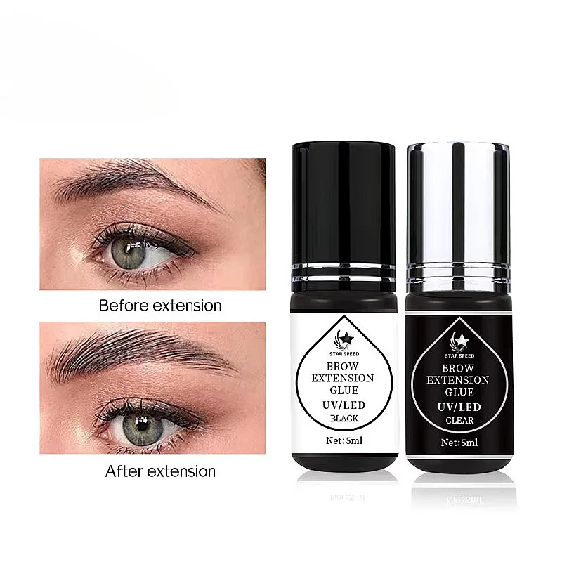 Fast Dry LED UV Light Glue Clear Adhesive for Eyebrow Extension Lash