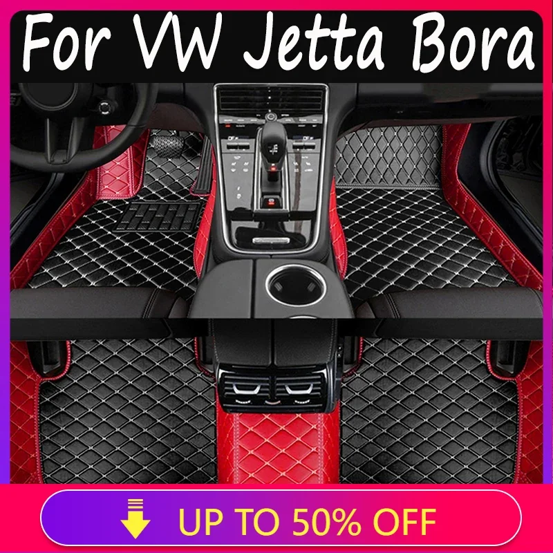 

Автомобильные коврики для Volkswagen VW Jetta Bora A4 1999 ~ 2004, ковер, автомобильные внутренние части, коврик, роскошный кожаный коврик, автомобильные аксессуары