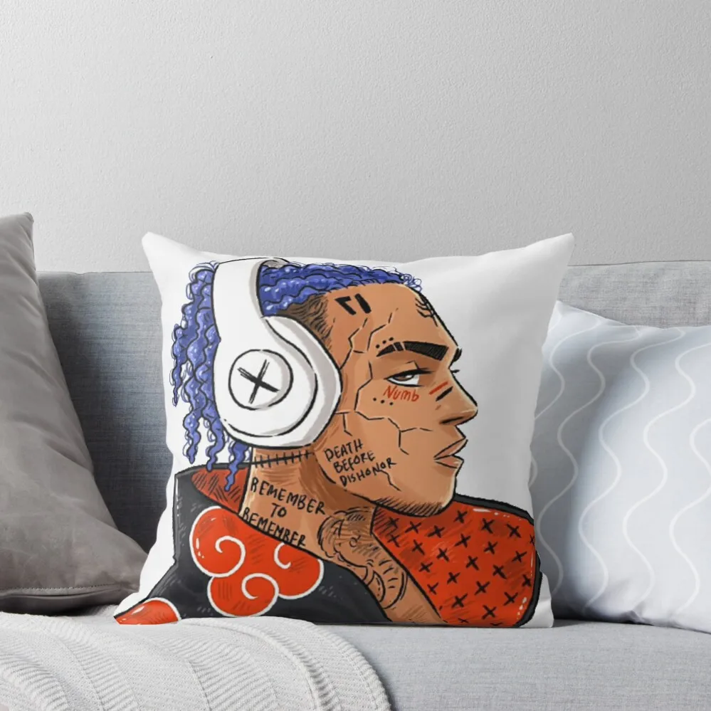 

XXXTENTATION DRAW MANGA VERSION RAP RIP Throw Pillow pillow pillowcase Sofas Covers autumn decoration pillow