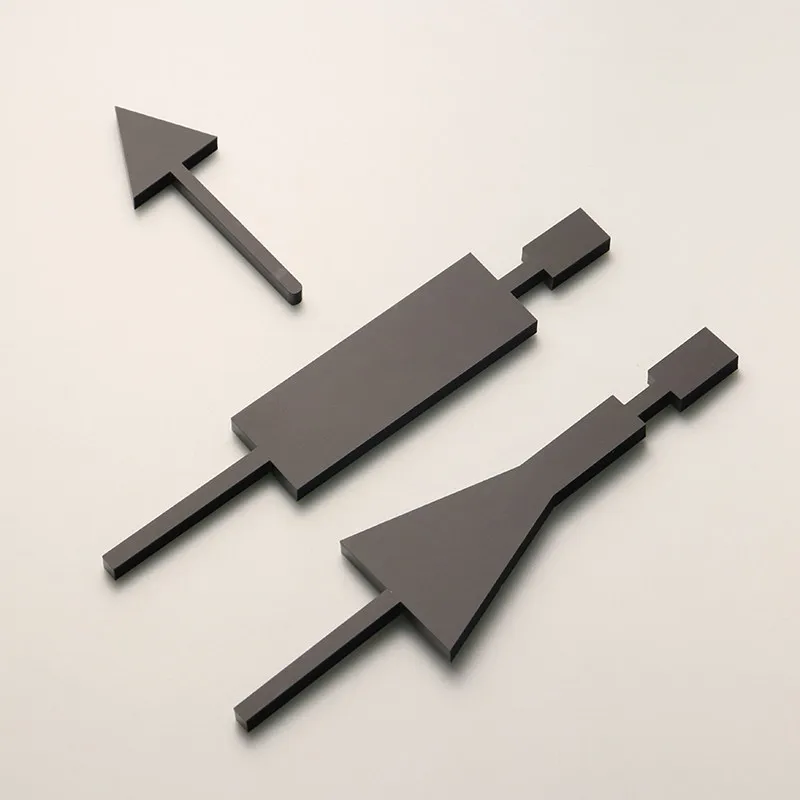 Male and Female Wall Stickers Toilet Signs for Hotel Store Parking Lot Shopp Toilet Signs Self-Adhesive