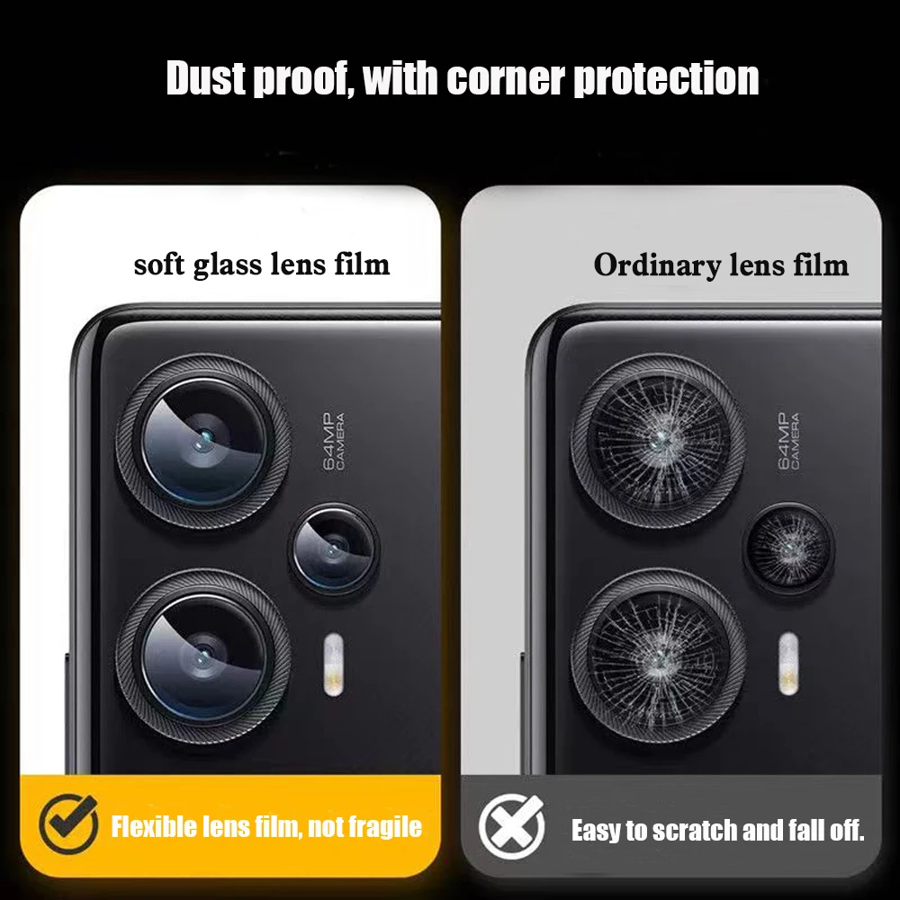 3/2/1Pcs Camera Lens Protector Film For Redmi Note 12 Turbo 11 11E 11T 11S 5G 10 10S 9 9S Pro Max Plus Camera Screen Protector image 6