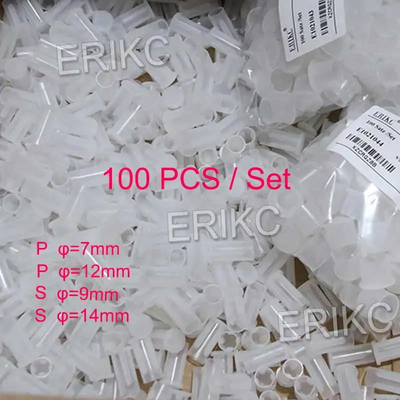 ERIKC 100PCS Plastic Cap P7MM P12MM S9MM S14MM For BOSCH Injector Nozzle Plastic Caps