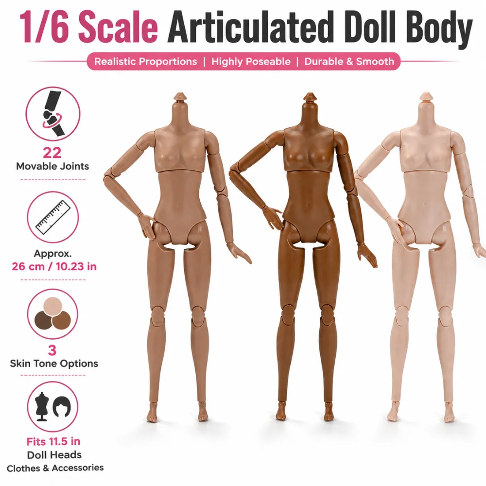 Model Part 1/6 Scale Fully Articulated Yoga Pose Design Multi Movable Joint For Custom Action Figure Body