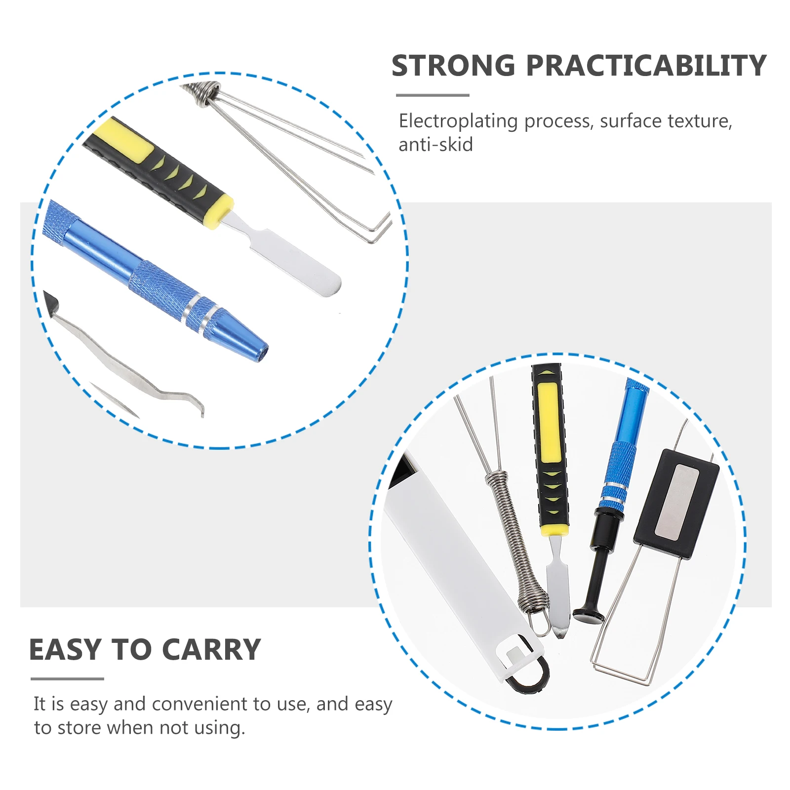 

Keycap Puller Keyboard Cleaner Brush Set Electroplating Non Slip Practical Mechanical Puller Easy Storage Cleaning Tool