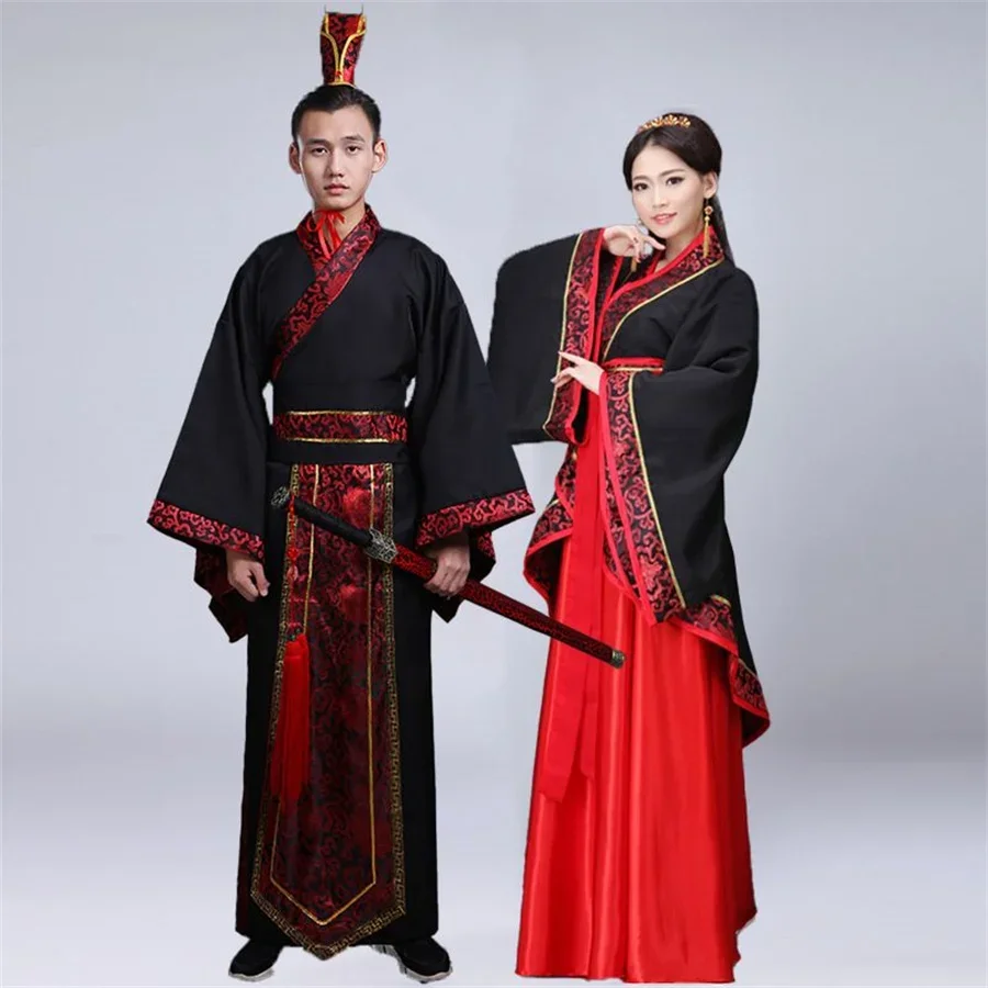 

2026 Chinese Ancient Clothes Hanfu Cosplay outfit for Men and Women Adults Halloween Costumes for Couples