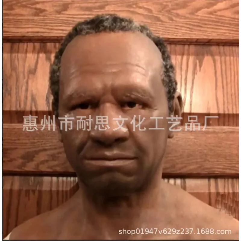 

Силиконовая имитация смолы, черная мужская маска, молодежная маска для лица, забавный реквизит, вечерние костюмы ужасов, головной убор, реквизит на Пасху, Хэллоуин